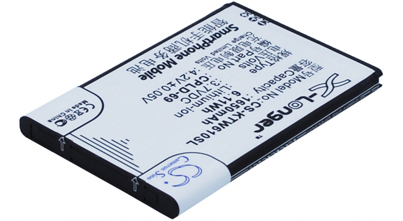 Аккумуляторная батарея TBW7801 для телефонов, смартфонов Coolpad. Артикул iB-M1679.Емкость (mAh): 1650. Напряжение (V): 3,7