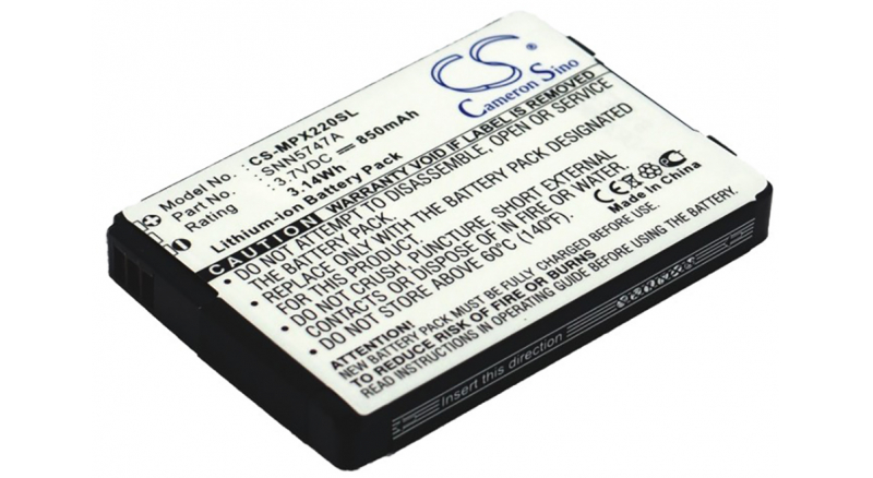 Аккумуляторная батарея SNN5747A для телефонов, смартфонов Motorola. Артикул iB-M2323.Емкость (mAh): 850. Напряжение (V): 3,7