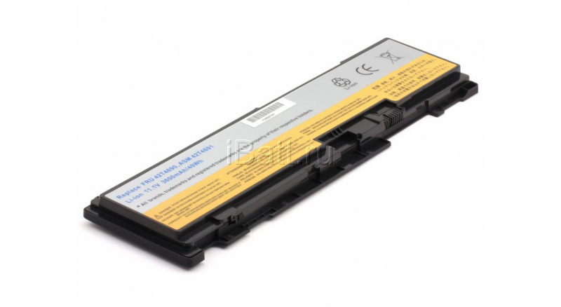 Аккумуляторная батарея для ноутбука IBM-Lenovo ThinkPad T410s. Артикул 11-1531.Емкость (mAh): 4400. Напряжение (V): 11,1