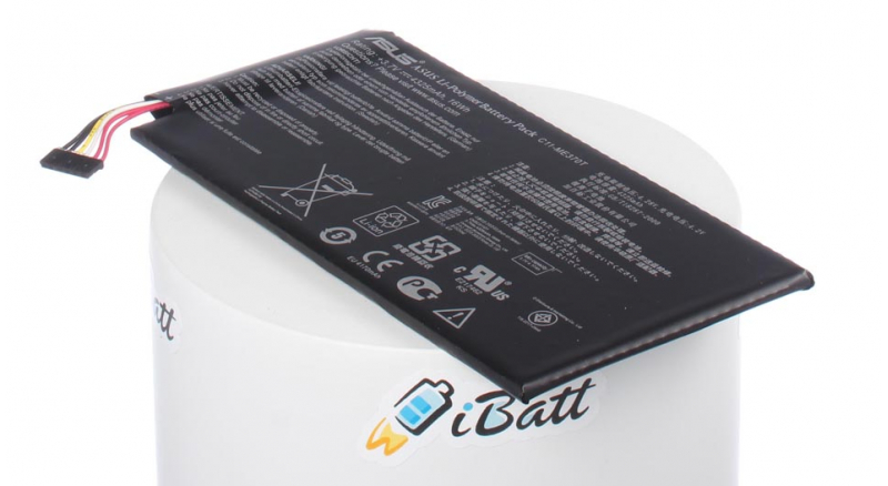 Аккумуляторная батарея для ноутбука Asus Nexus 7 32GB 3G Black. Артикул iB-A655.Емкость (mAh): 4300. Напряжение (V): 3,7