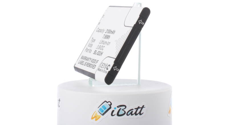 Аккумуляторная батарея iBatt iB-M709 для телефонов, смартфонов LGЕмкость (mAh): 1800. Напряжение (V): 3,8