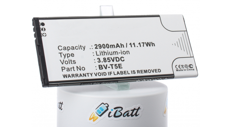 Аккумуляторная батарея iBatt iB-M2274 для телефонов, смартфонов MicrosoftЕмкость (mAh): 2900. Напряжение (V): 3,85