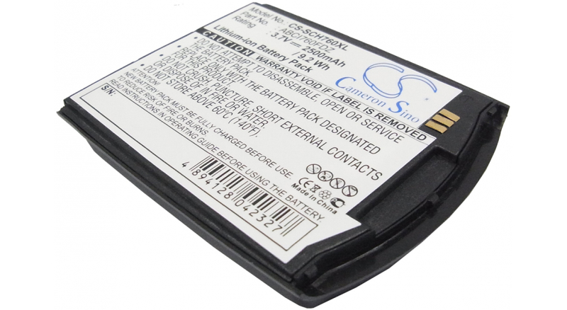Аккумуляторная батарея ABCI760FDZ для телефонов, смартфонов Samsung. Артикул iB-M2779.Емкость (mAh): 2500. Напряжение (V): 3,7