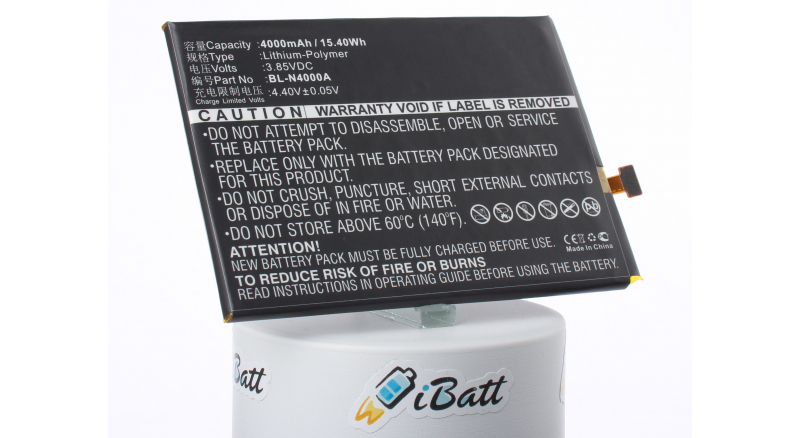 Аккумуляторная батарея iBatt iB-M1813 для телефонов, смартфонов GioneeЕмкость (mAh): 4000. Напряжение (V): 3,85