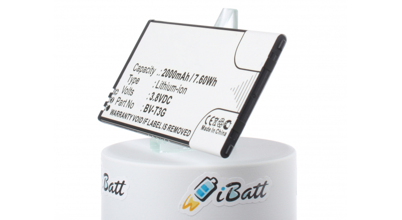 Аккумуляторная батарея iBatt iB-M2372 для телефонов, смартфонов NokiaЕмкость (mAh): 2000. Напряжение (V): 3,8