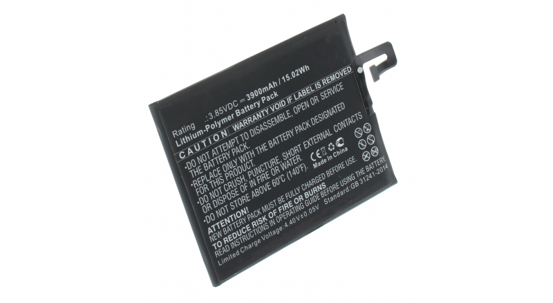 Аккумуляторная батарея для телефона, смартфона Xiaomi M1805E10A. Артикул iB-M3342.Емкость (mAh): 3900. Напряжение (V): 3,85