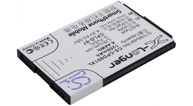 Аккумуляторная батарея iBatt iB-M1694 для телефонов, смартфонов CoolpadЕмкость (mAh): 1200. Напряжение (V): 3,7