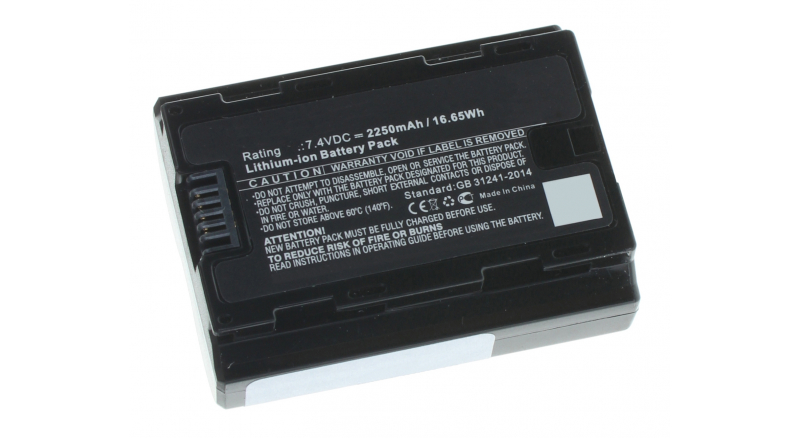 Аккумуляторная батарея NP-W235 для фотоаппаратов и видеокамер FujiFilm. Артикул iB-F637.Емкость (mAh): 2250. Напряжение (V): 7,4