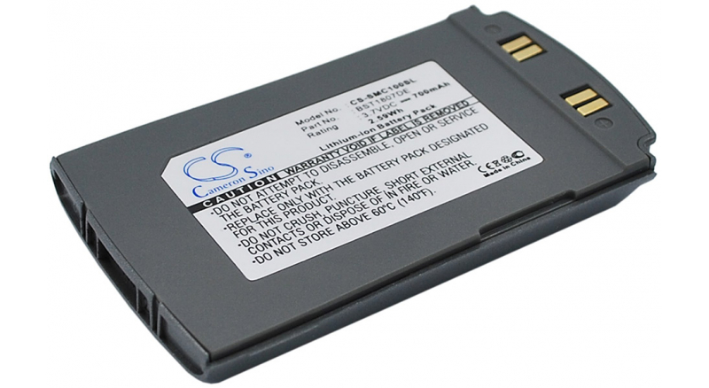 Аккумуляторная батарея для телефона, смартфона Samsung SGH-C100. Артикул iB-M262.Емкость (mAh): 700. Напряжение (V): 3,7