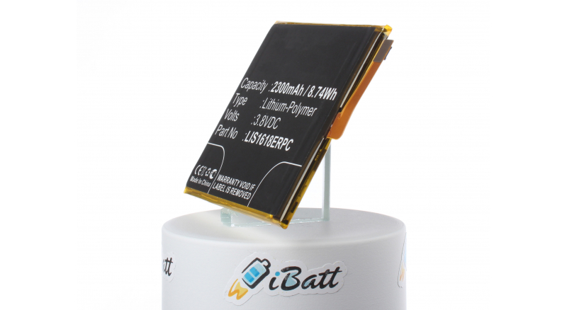 Аккумуляторная батарея iBatt iB-M2862 для телефонов, смартфонов SonyЕмкость (mAh): 2300. Напряжение (V): 3,8