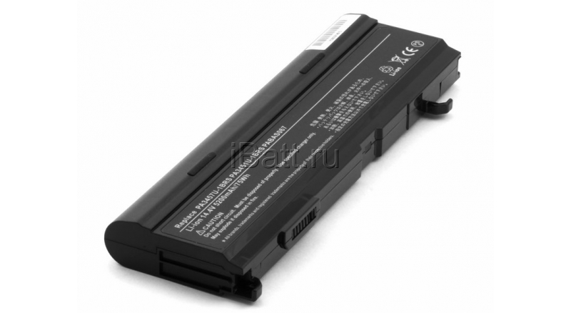 Аккумуляторная батарея для ноутбука Toshiba Satellite A105-S1010. Артикул iB-A420.Емкость (mAh): 4400. Напряжение (V): 14,4