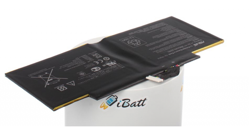 Аккумуляторная батарея для ноутбука Asus EeePAD Transformer Prime TF201 + Doc Gold. Артикул iB-A691.Емкость (mAh): 2900. Напряжение (V): 7,4