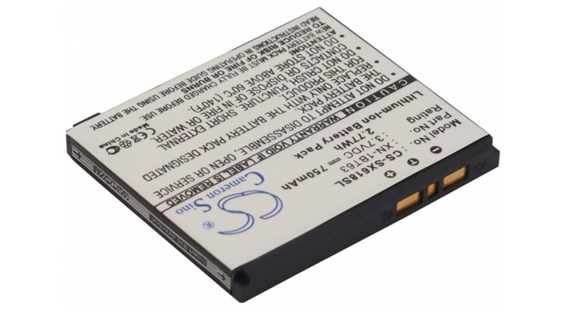 Аккумуляторная батарея iBatt iB-M2846 для телефонов, смартфонов SharpЕмкость (mAh): 750. Напряжение (V): 3,7