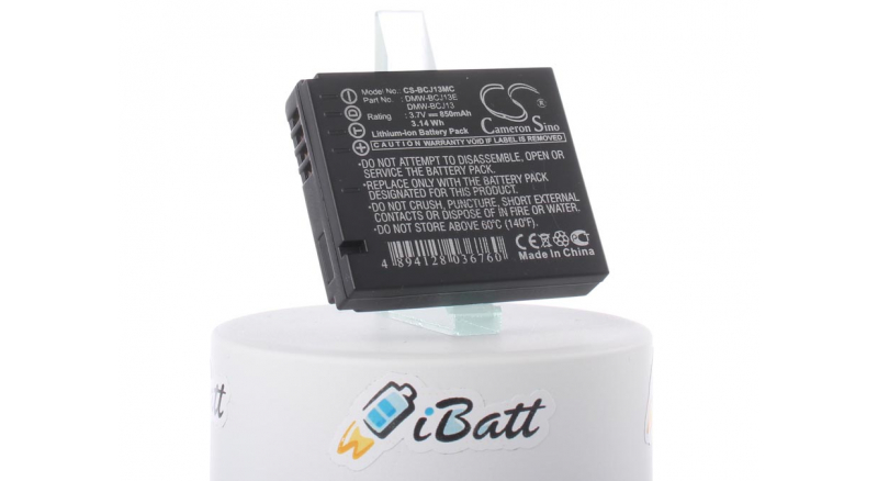 Аккумуляторная батарея iBatt iB-F223 для фотокамер и видеокамер LeicaЕмкость (mAh): 850. Напряжение (V): 3,7