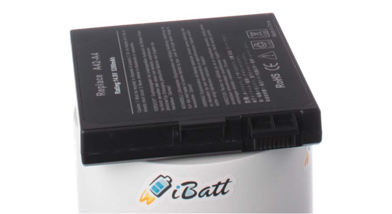 Аккумуляторная батарея для ноутбука Asus A4702. Артикул iB-A175H.Емкость (mAh): 5200. Напряжение (V): 14,8