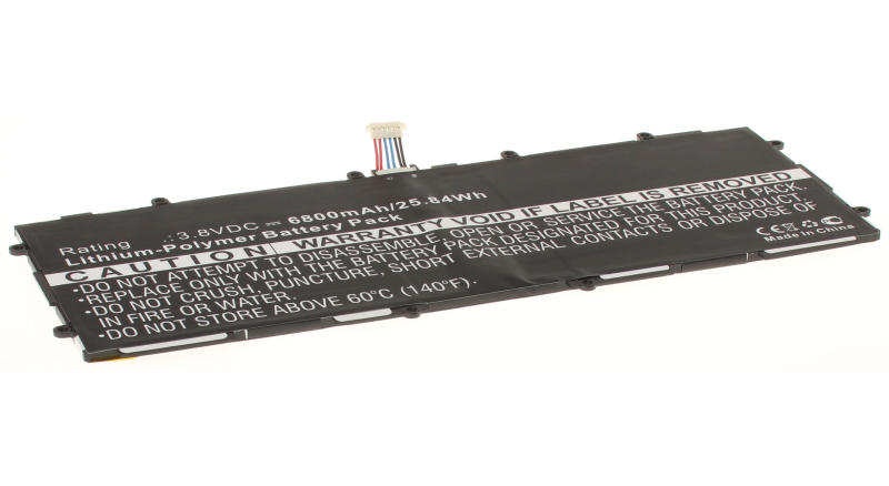 Аккумуляторная батарея для ноутбука Samsung Galaxy Tab 3 10.1 P5210 16GB Red. Артикул iB-A1285.Емкость (mAh): 6800. Напряжение (V): 3,8
