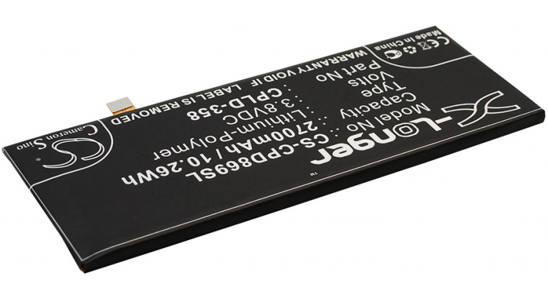 Аккумуляторная батарея iBatt iB-M1655 для телефонов, смартфонов CoolpadЕмкость (mAh): 2700. Напряжение (V): 3,8