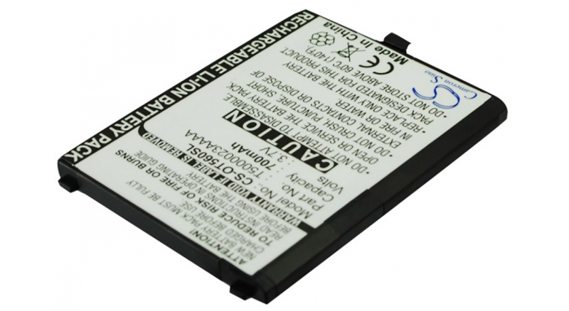 Аккумуляторная батарея iBatt iB-M510 для телефонов, смартфонов AlcatelЕмкость (mAh): 700. Напряжение (V): 3,7