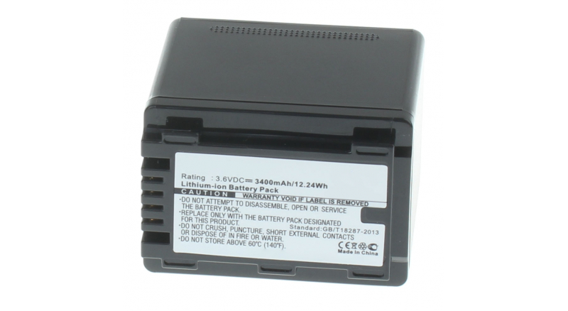 Аккумуляторная батарея iBatt iB-F457 для фотокамер и видеокамер PanasonicЕмкость (mAh): 3400. Напряжение (V): 3,6