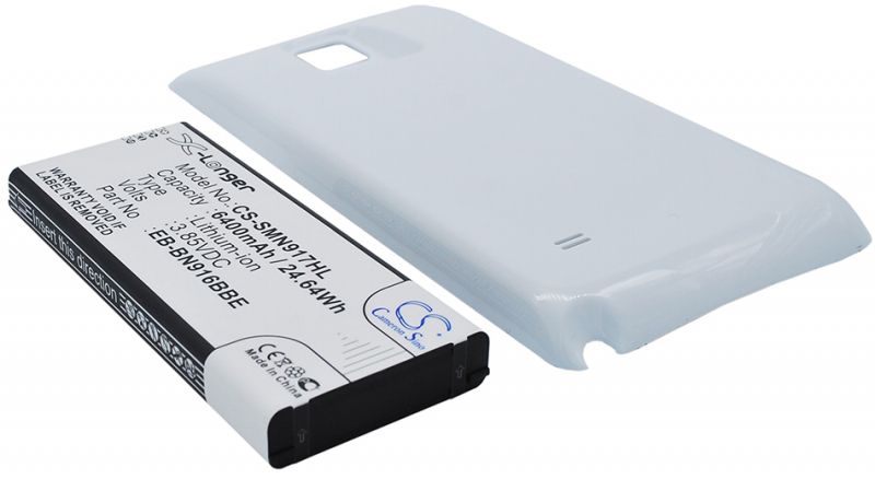 Аккумуляторная батарея для телефона, смартфона Samsung SM-N910G. Артикул iB-M1140.Емкость (mAh): 6400. Напряжение (V): 3,85