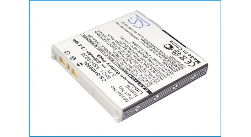 Аккумуляторная батарея iBatt iB-M2813 для телефонов, смартфонов SharpЕмкость (mAh): 650. Напряжение (V): 3,7