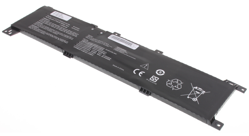 Аккумуляторная батарея для ноутбука Asus VivoBook A705UQ. Артикул iB-A1708.Емкость (mAh): 3600. Напряжение (V): 11,4