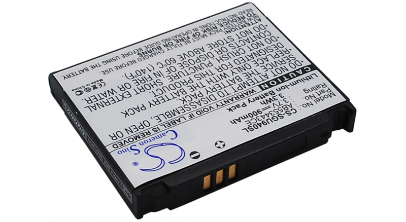 Аккумуляторная батарея для телефона, смартфона Samsung Glyde U940. Артикул iB-M2642.Емкость (mAh): 900. Напряжение (V): 3,7