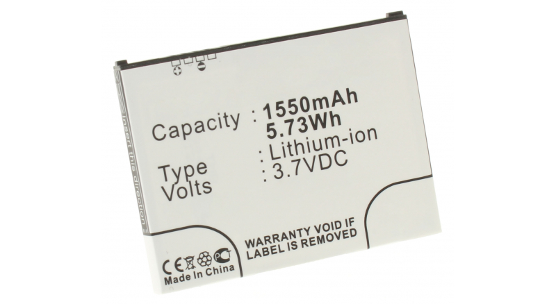 Аккумуляторная батарея iBatt iB-M204 для телефонов, смартфонов VodafoneЕмкость (mAh): 1550. Напряжение (V): 3,7