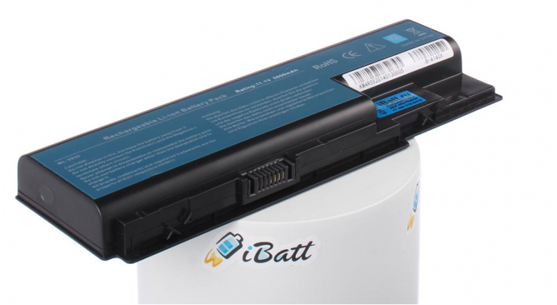 Аккумуляторная батарея для ноутбука Acer Extensa 7630EZ-432G25MN. Артикул iB-A140X.Емкость (mAh): 6800. Напряжение (V): 11,1