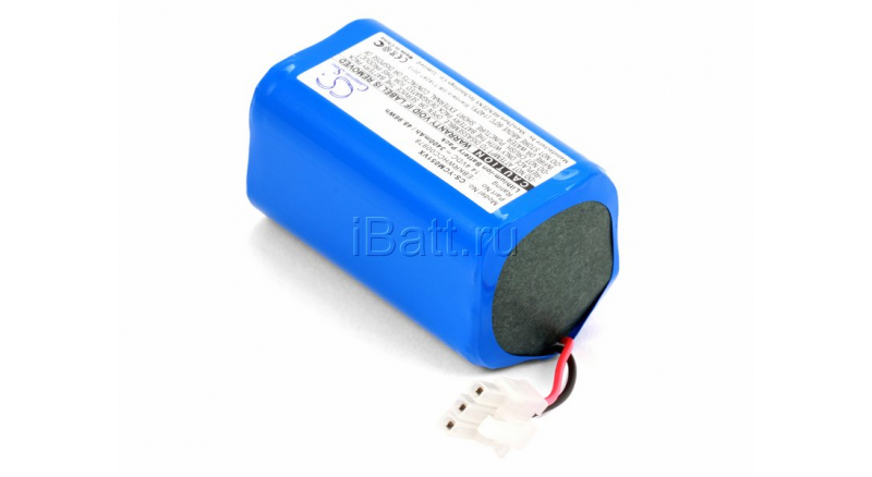 Аккумуляторная батарея для пылесоса iClebo Smart. Артикул iB-T935.Емкость (mAh): 3400. Напряжение (V): 14,4