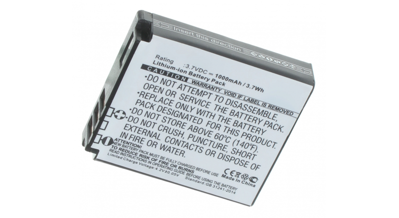Аккумуляторная батарея iBatt iB-F485 для фотокамер и видеокамер PentaxЕмкость (mAh): 1000. Напряжение (V): 3,7