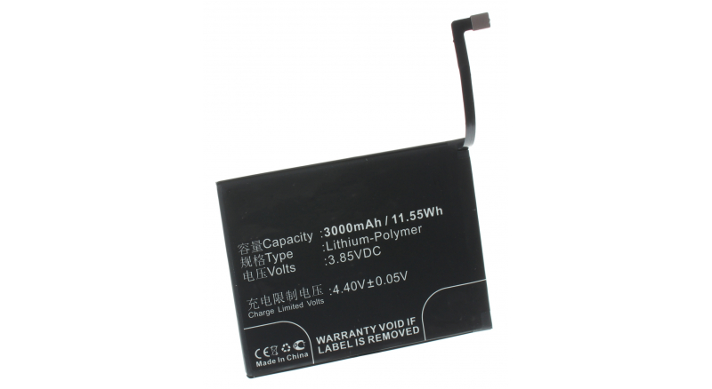 Аккумуляторная батарея iBatt iB-M3418 для телефонов, смартфонов XiaomiЕмкость (mAh): 3000. Напряжение (V): 3,85