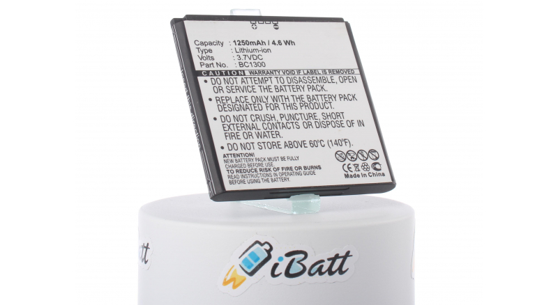 Аккумуляторная батарея iBatt iB-M829 для телефонов, смартфонов MeizuЕмкость (mAh): 1400. Напряжение (V): 3,7