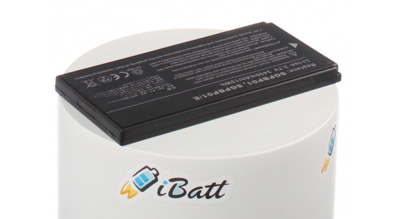 Аккумуляторная батарея SGP-BP01 для ноутбуков Sony. Артикул iB-A862.Емкость (mAh): 3080. Напряжение (V): 3,7