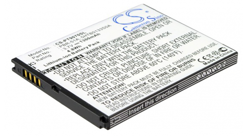 Аккумуляторная батарея PBR-51A для телефонов, смартфонов Pantech. Артикул iB-M717.Емкость (mAh): 1300. Напряжение (V): 3,7