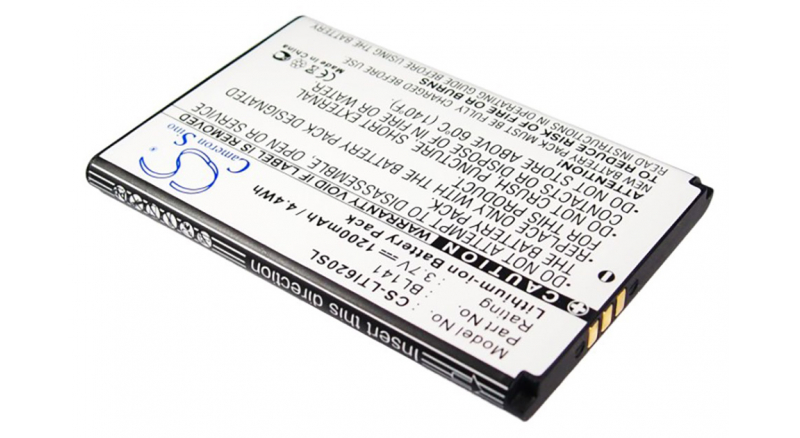 Аккумуляторная батарея iBatt iB-M2097 для телефонов, смартфонов LenovoЕмкость (mAh): 1400. Напряжение (V): 3,7