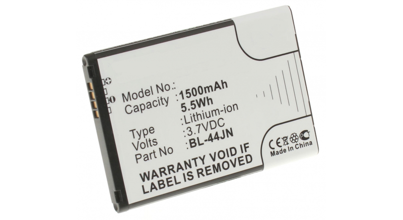 Аккумуляторная батарея для телефона, смартфона LG E739. Артикул iB-M344.Емкость (mAh): 1500. Напряжение (V): 3,7