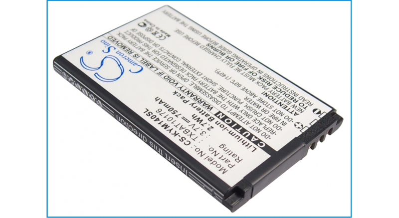 Аккумуляторная батарея iBatt iB-M2067 для телефонов, смартфонов KyoceraЕмкость (mAh): 750. Напряжение (V): 3,7