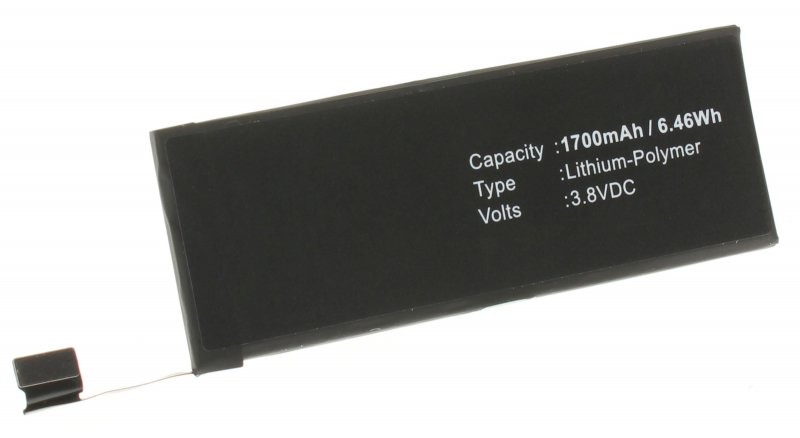 Аккумуляторная батарея 616-0652 для телефонов, смартфонов Apple. Артикул iB-M1113.Емкость (mAh): 1700. Напряжение (V): 3,8