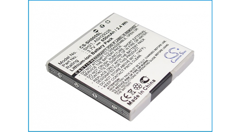 Аккумуляторная батарея SH21 для телефонов, смартфонов Sharp. Артикул iB-M2813.Емкость (mAh): 650. Напряжение (V): 3,7