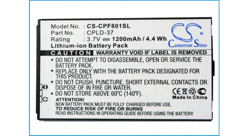 Аккумуляторная батарея для телефона, смартфона Coolpad N92. Артикул iB-M1662.Емкость (mAh): 1200. Напряжение (V): 3,7