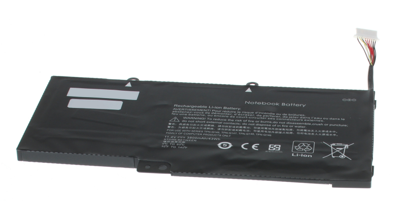 Аккумуляторная батарея для ноутбука HP-Compaq Envy 15-u250ur x360. Артикул iB-A1027.Емкость (mAh): 3750. Напряжение (V): 11,4