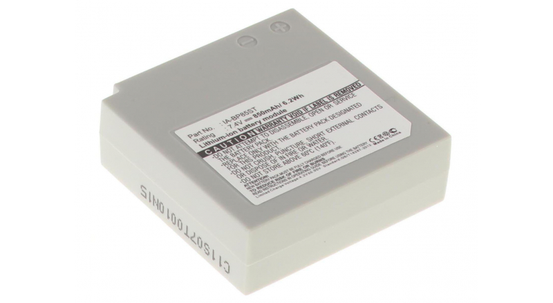 Аккумуляторная батарея IA-BP85ST для фотоаппаратов и видеокамер Samsung. Артикул iB-F252.Емкость (mAh): 850. Напряжение (V): 7,4
