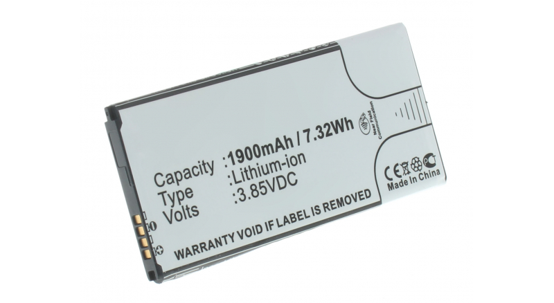 Аккумуляторная батарея для телефона, смартфона Samsung SM-G8509v. Артикул iB-M1144.Емкость (mAh): 1900. Напряжение (V): 3,85