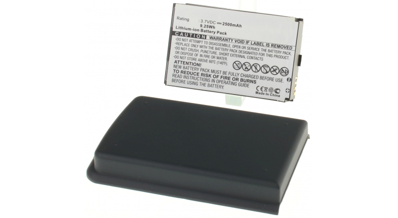 Аккумуляторная батарея для телефона, смартфона Gigabyte gSmart MS802. Артикул iB-M232.Емкость (mAh): 2500. Напряжение (V): 3,7