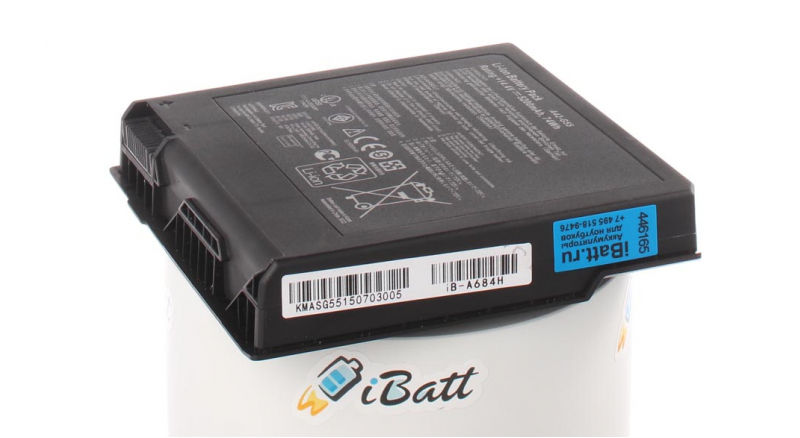 Аккумуляторная батарея для ноутбука Asus G55VM-S1020V. Артикул iB-A684H.Емкость (mAh): 5200. Напряжение (V): 14,4
