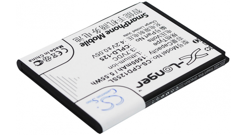 Аккумуляторная батарея iBatt iB-M1614 для телефонов, смартфонов CoolpadЕмкость (mAh): 1500. Напряжение (V): 3,7