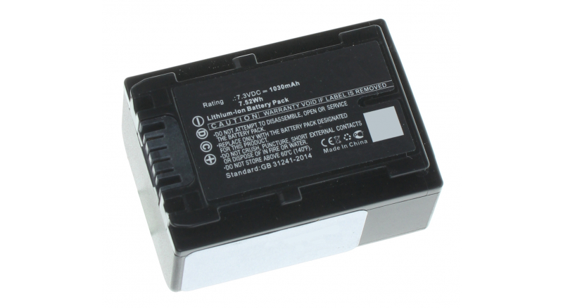 Аккумуляторные батареи для фотоаппаратов и видеокамер Sony HDR-PJ675Емкость (mAh): 1030. Напряжение (V): 7,3