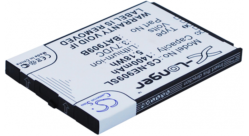 Аккумуляторная батарея BAT909B для телефонов, смартфонов NEC. Артикул iB-M2356.Емкость (mAh): 1400. Напряжение (V): 3,7