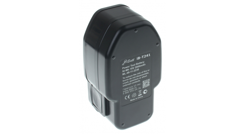 Аккумуляторная батарея MXM 18 для электроинструмента AEG. Артикул iB-T241.Емкость (mAh): 2000. Напряжение (V): 18